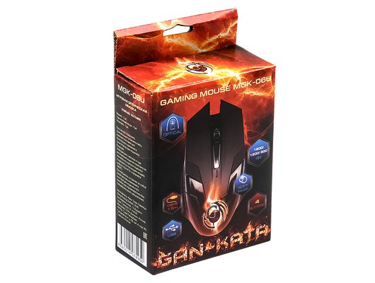 Мышь проводная игровая DIALOG MGK-06U GAN-KATA